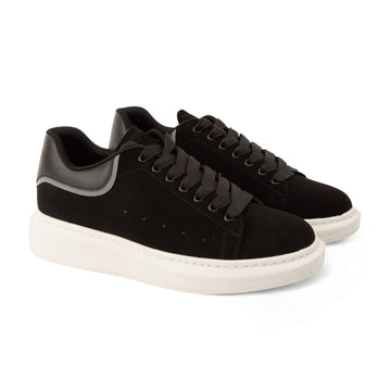 Hype Süet Erkek Sneaker Ayakkabı Siyah